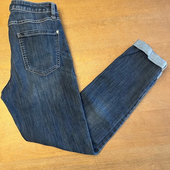 Cuffed Skinny Ankle Jeans size 6 - Picture 2 of 4